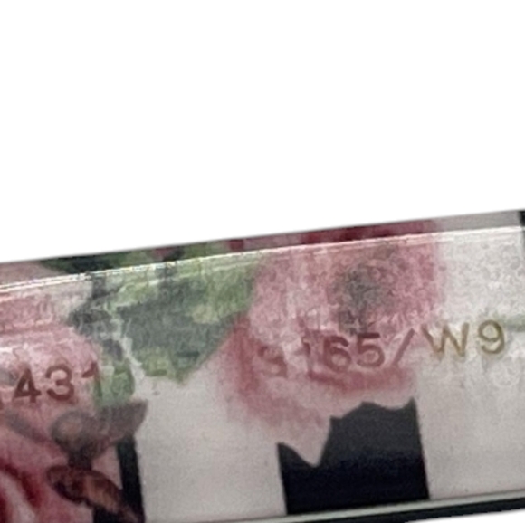 Dolce and Gabbana Black and Floral Cat Eye Sunglasses - Picture 8 of 8